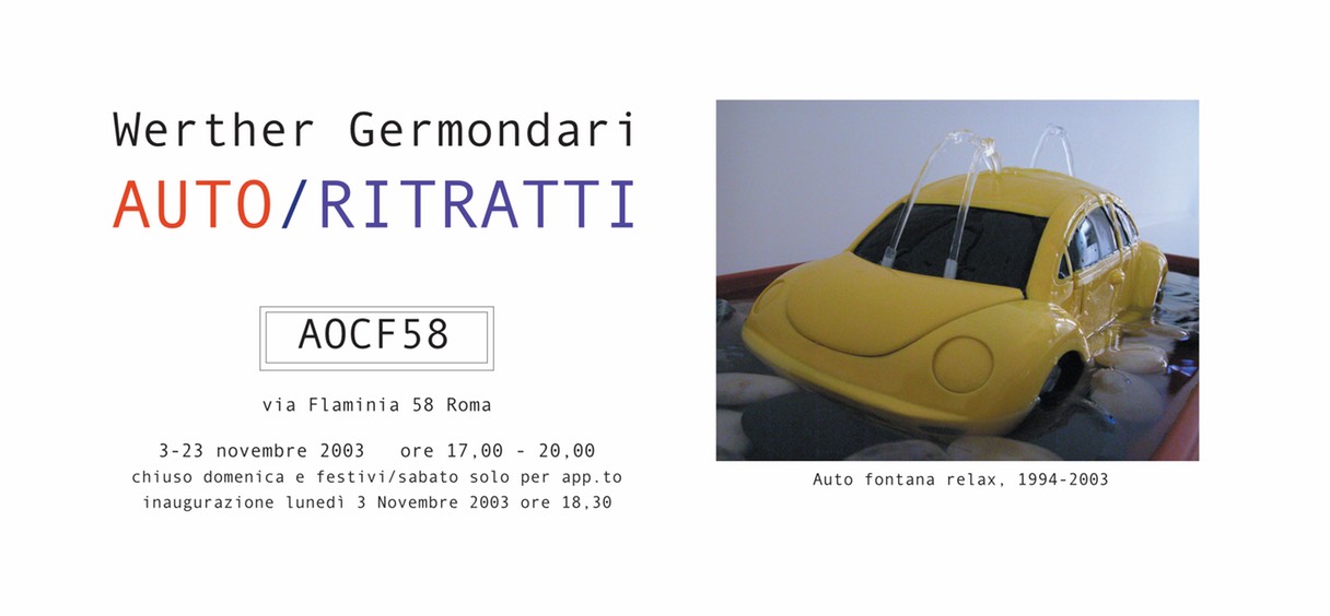 Auto Ritratti invito