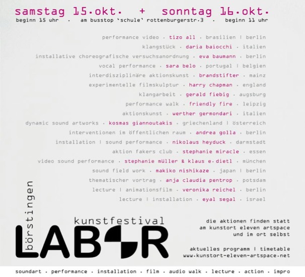 symposium "vorort² draußen"Flyer LAB 2016